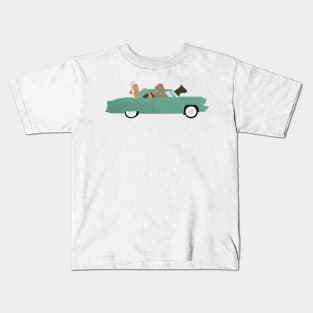 Fifties Dogs - 50's style Kids T-Shirt